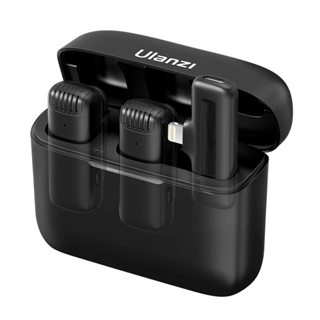 Microfone Sem Fio Ulanzi J-12 Lightning Lapela Ios Preto em Oferta na Shopee