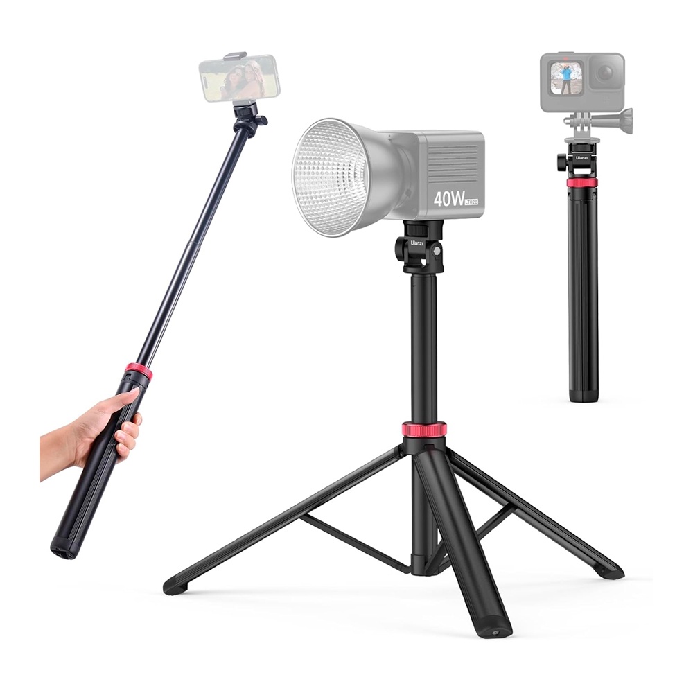 Suporte de Luz Portátil Ulanzi 6,5 p/Foto Vídeo Preto em Oferta na Shopee