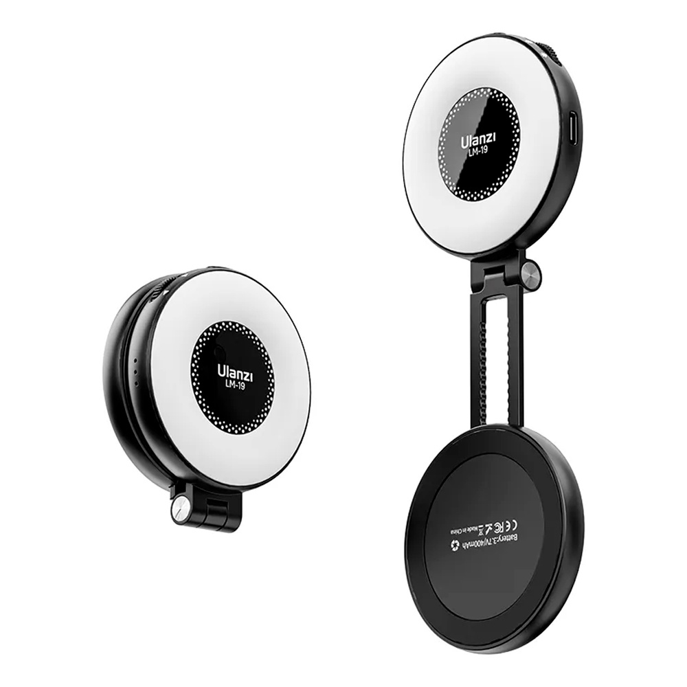 Mini Anel Luz Led Foto Vídeo Ulanzi Magsafe Selfie Preto em Oferta na Shopee