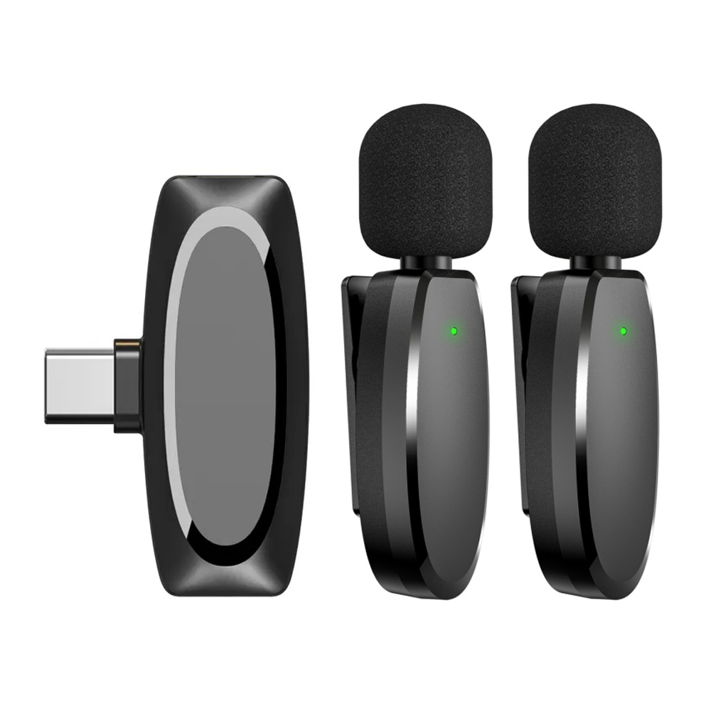 Microfone de Lapela Vimai Ap004-2 p/Dispositivos Usb-C Preto em Oferta na Shopee