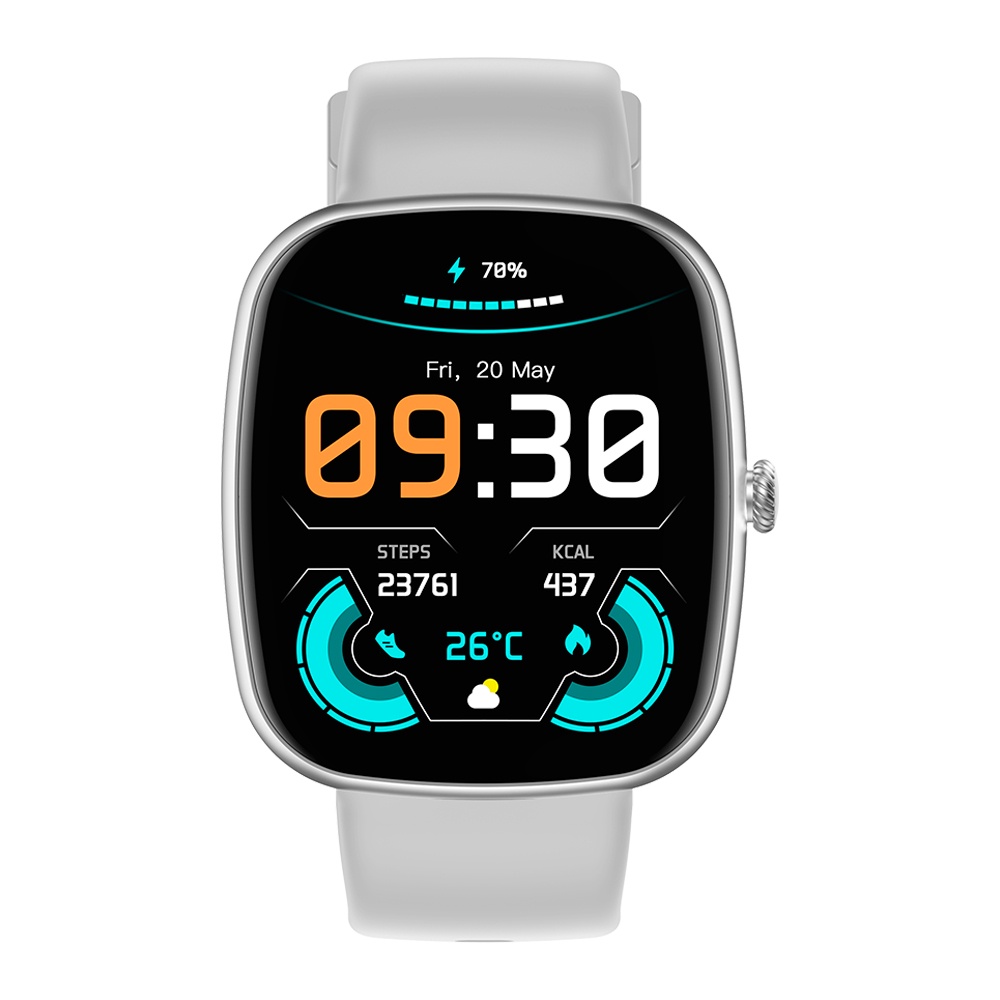 Relógio Smartwatch Bluetooth Zwear Z139 Tela 1.83' Prata em Oferta na Shopee