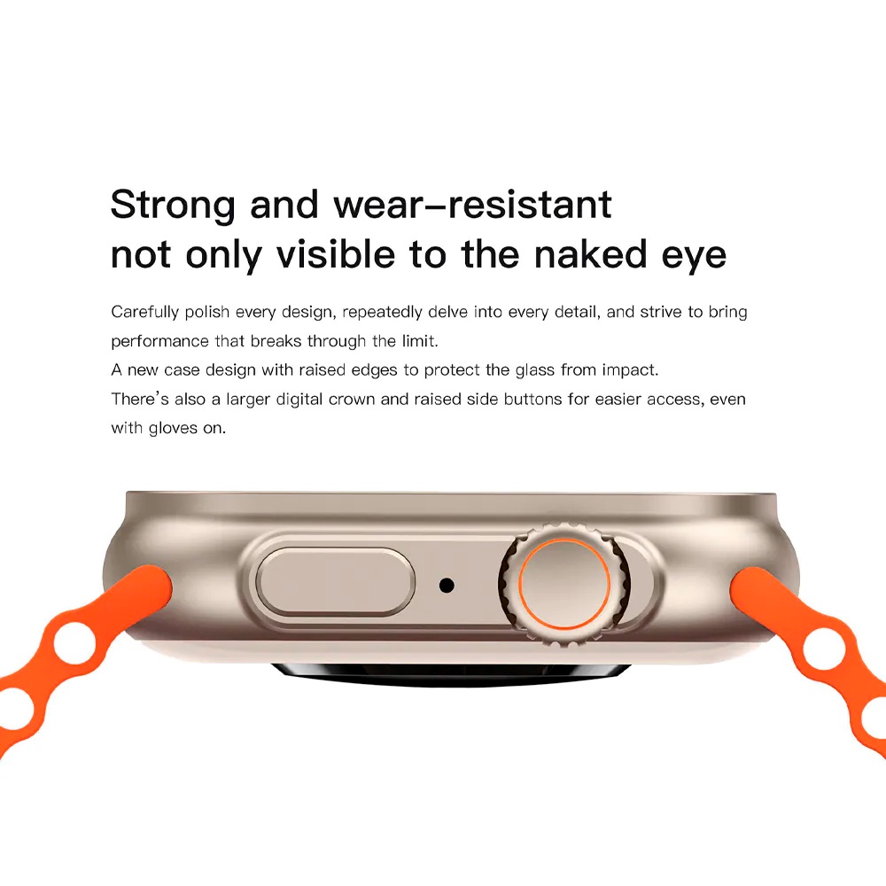 Detalhes do Relógio Smartwatch Zwear Zl67 BT 5.2 Tela 1.93' Laranja
