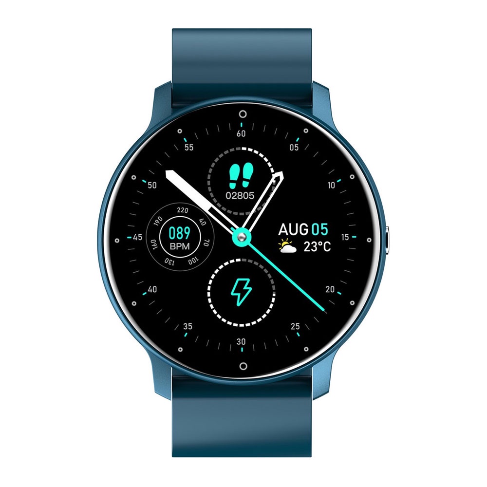 Smartwatch Zwear Zl02d Bt 4.0 Android Ios Tela 1.3 pol. Azul em Oferta na Shopee