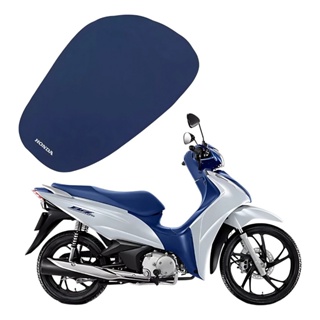 Capa para banco moto Biz 125 Azul – Renovação rápida e eficiente em Oferta na Shopee