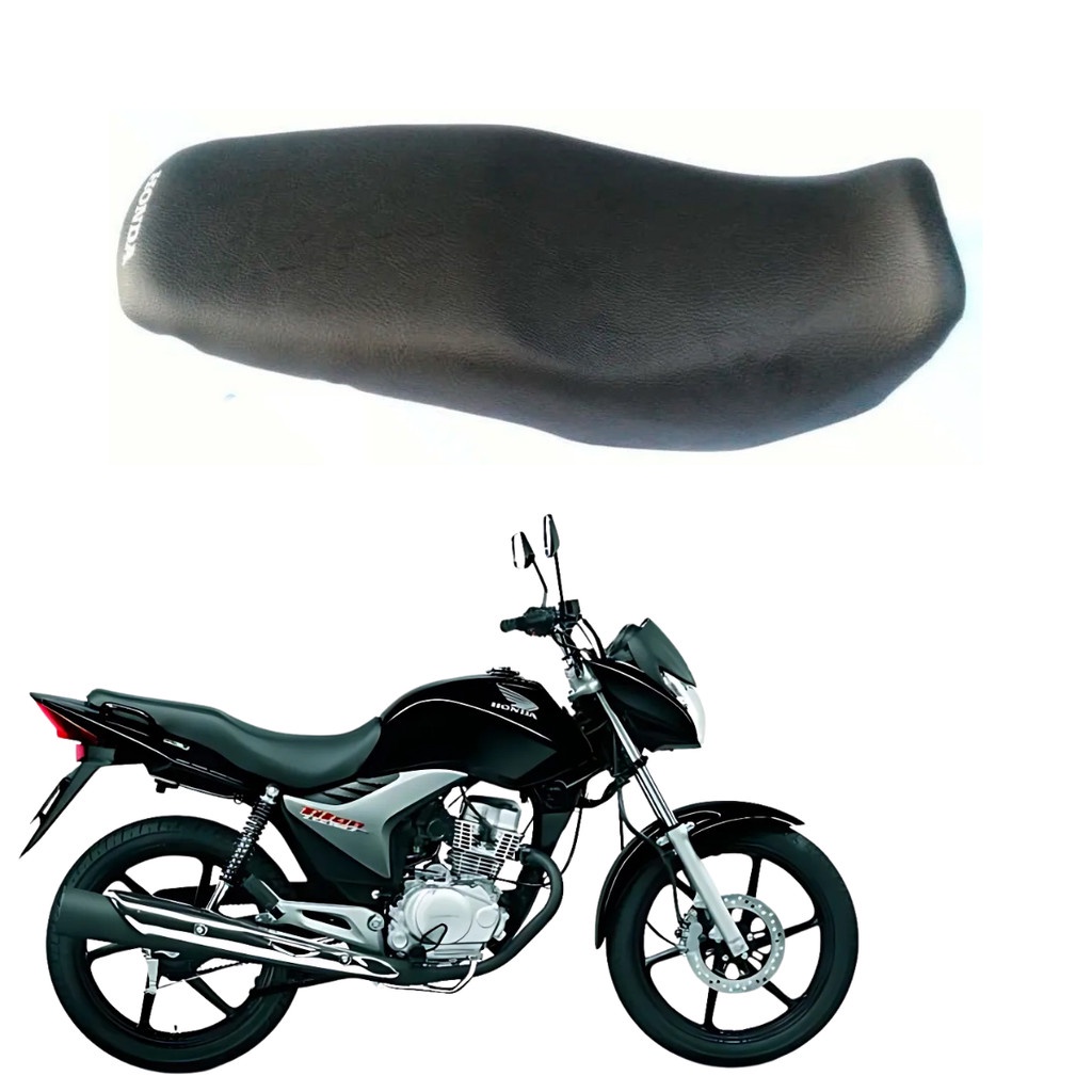 Capa de Banco Moto Titan 150/125 Fan/Mix/Flex 09/13 - Ajuste perfeito e alta resistência em Oferta na Shopee