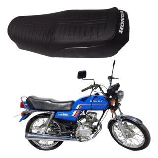 Capa de Banco Moto CG 125 83/85 Preta - Segurança contra impactos e desgaste em Oferta na Shopee