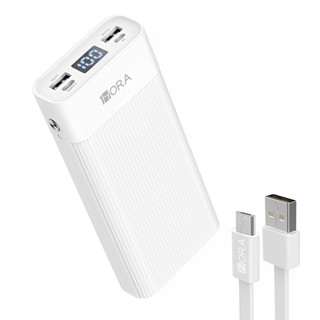 Power Bank 20000mAh 1Hora Bateria Portátil Gar117b Branco em Oferta na Shopee