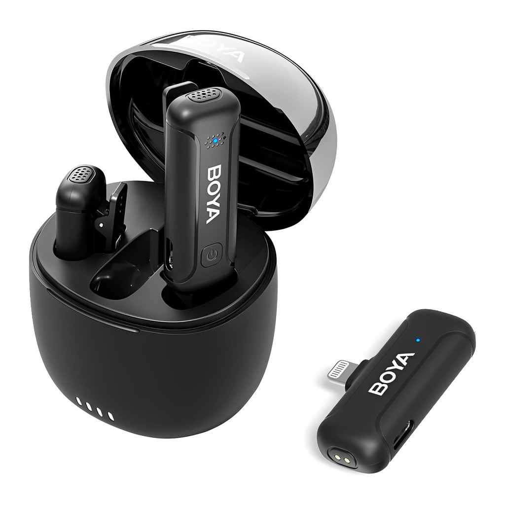 Sistema Microfone de Lapela Boya By-wm3t-d2 p/Ios Preto em Oferta na Shopee