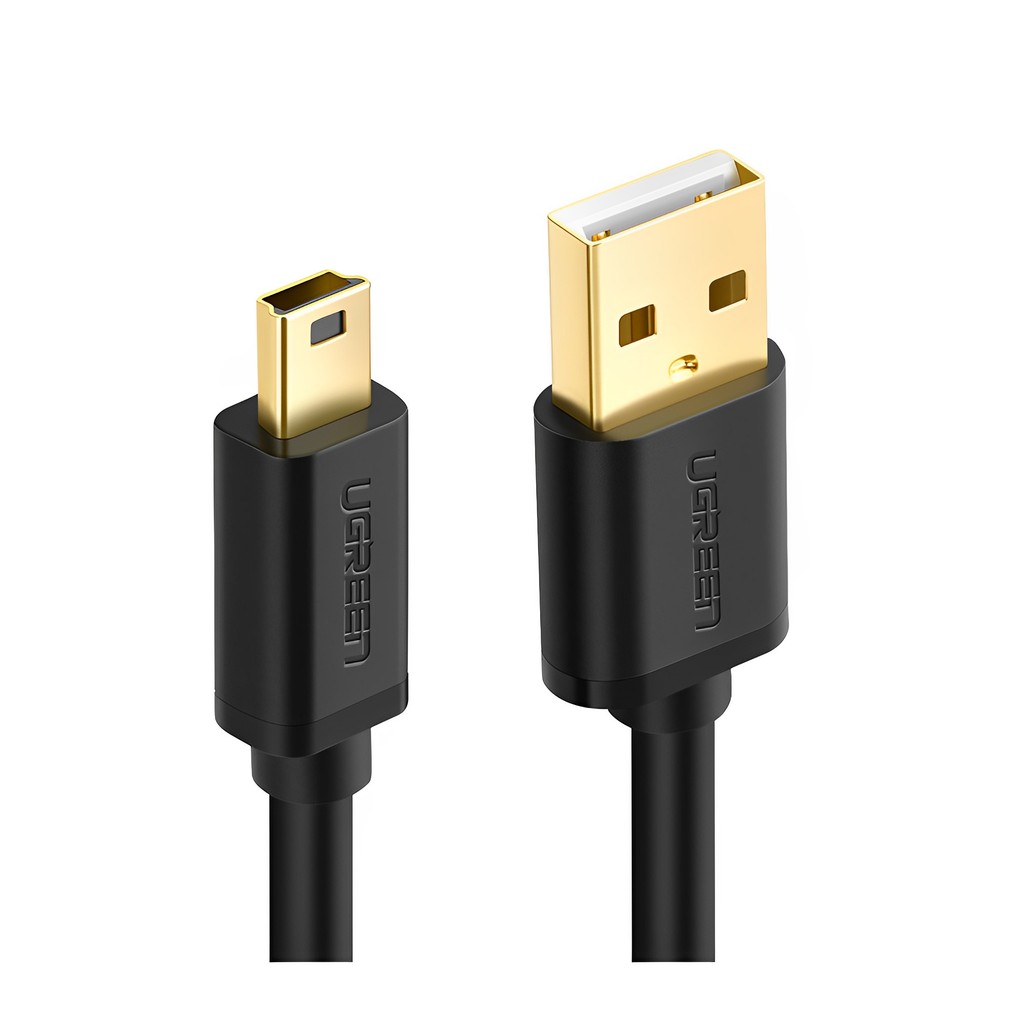 Cabo de Dados Ugreen Us132 Usb 2.0 p Mini Usb 5 Pinos 1.5m em Oferta na Shopee