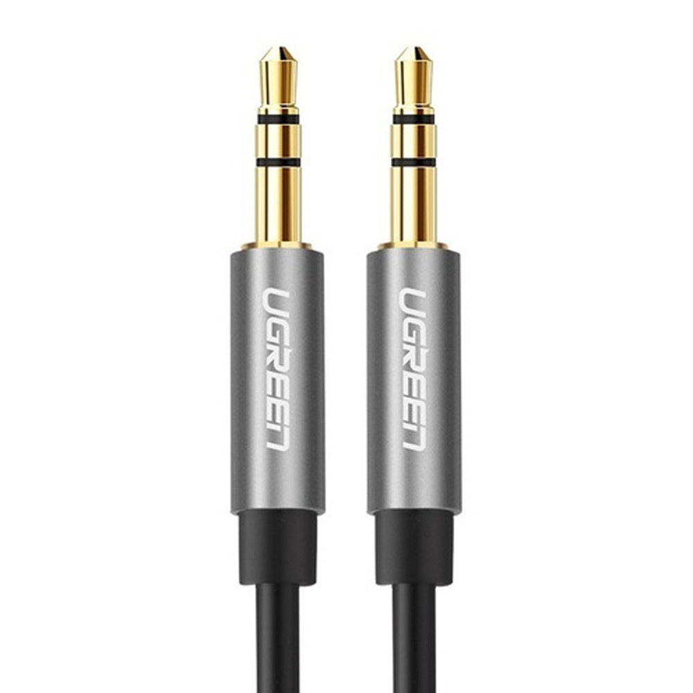 Cabo de Áudio Auxiliar P2 Ugreen 3.5mm Macho 1 Metro Preto em Oferta na Shopee