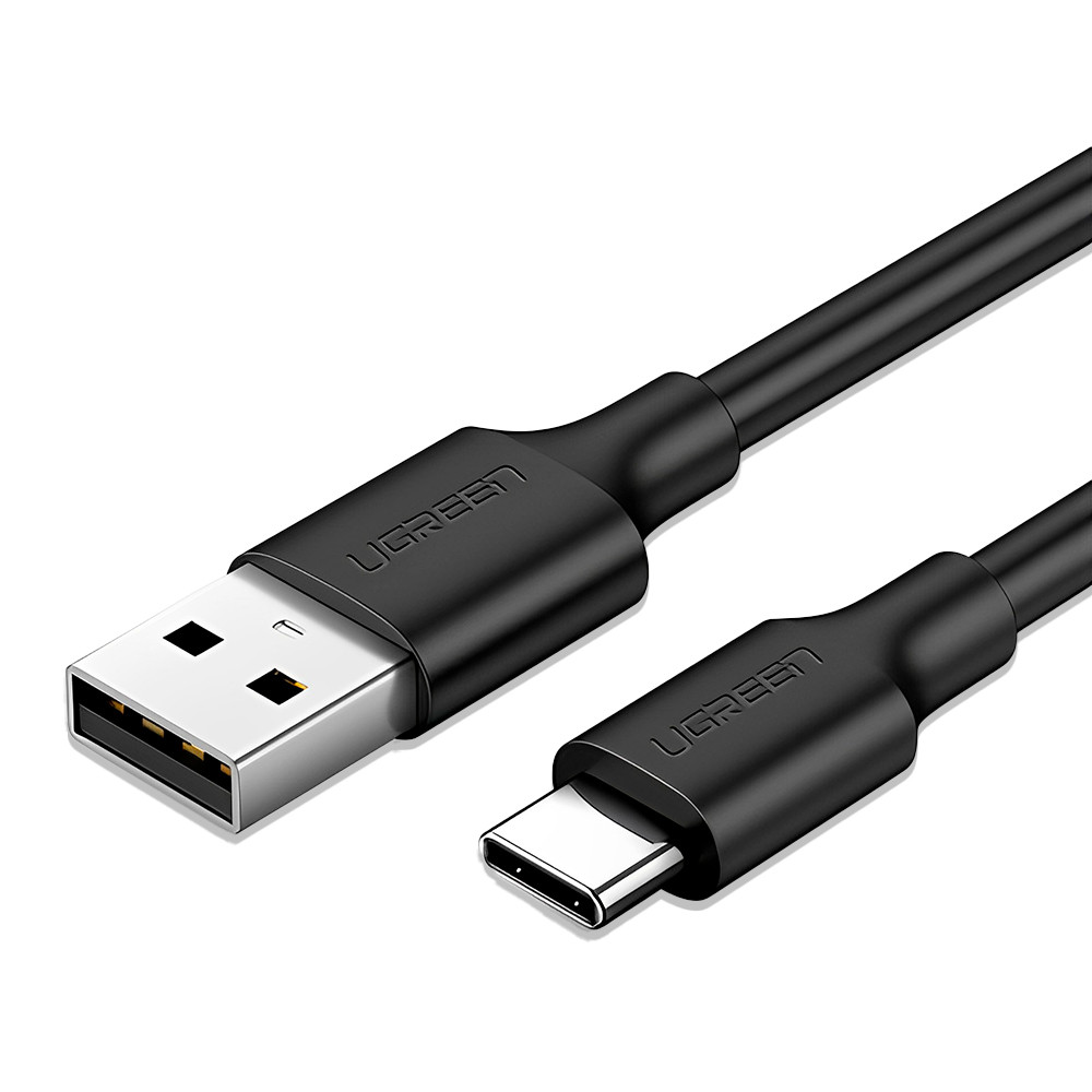 Cabo Usb Ugreen Usb 2.0 para Usb Tipo C 3 Metros Preto em Oferta na Shopee
