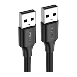Cabo de Dados Ugreen Usb 2.0 Tipo A Macho 1 Metro Preto