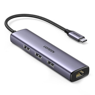 Ugreen 60600 adaptador Ethernet USB-C com 3 portas USB 3.0 em Oferta na Shopee