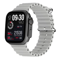 Relógio Smartwatch Zwear Zl67 BT 5.2 Tela 1.93 pol Prata