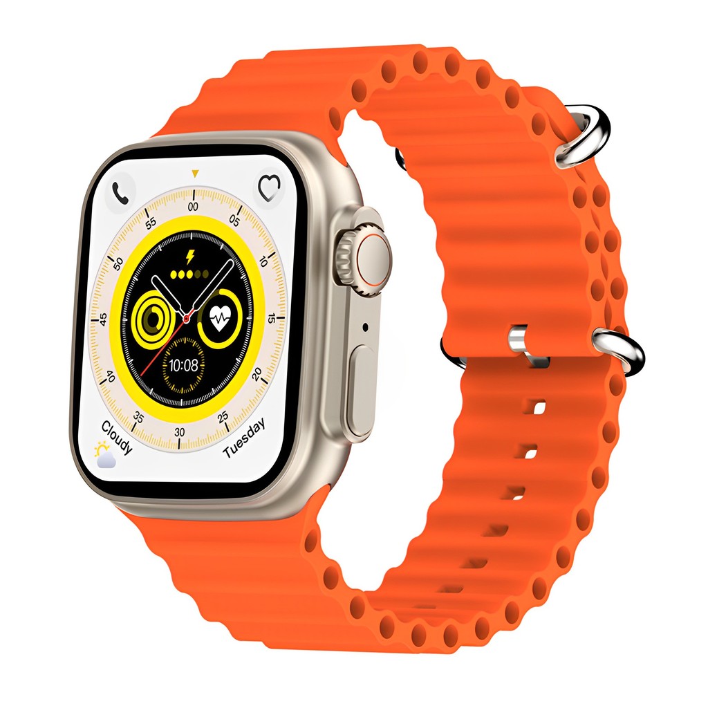 Smartwatch Zwear Zl67 BT 5.2 Android/Ios Tela 1.93" Laranja