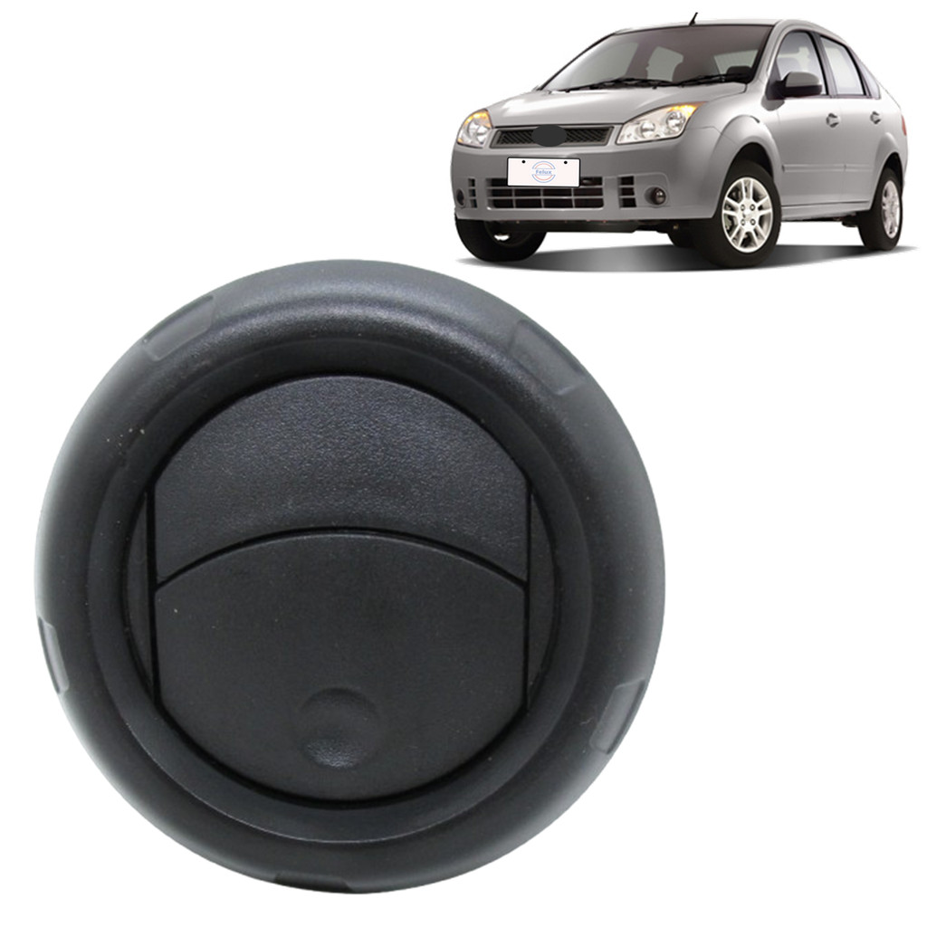 Tela Grade Difusor Saída do Ar Fiesta Sedan 2007-2010 Preto