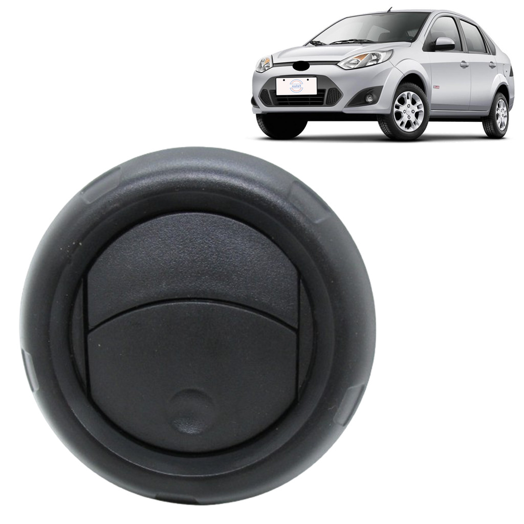 Tela Grade Difusor Saída do Ar Fiesta Sedan 2011-2014 Preto