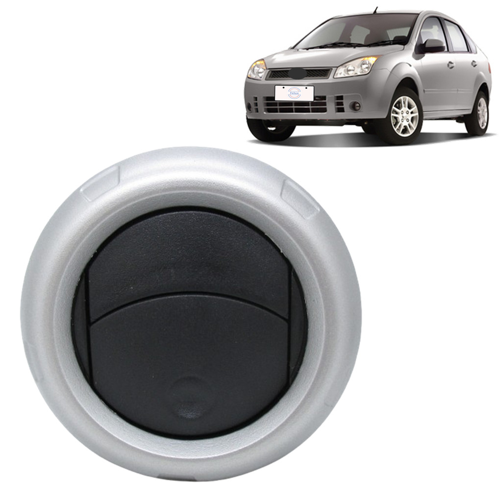 Tela Grade Difusor Saída do Ar Fiesta Sedan 2007-2010 Prata