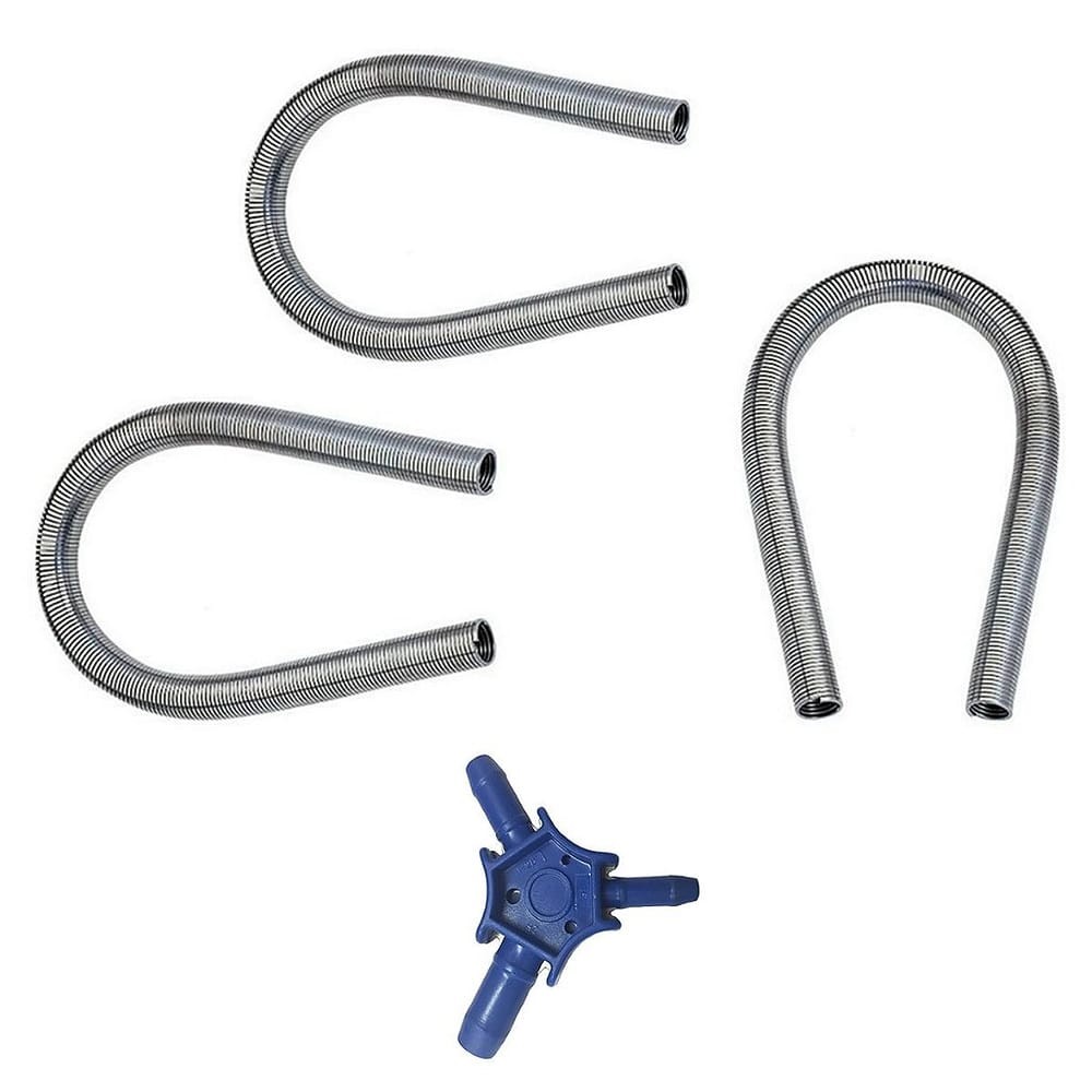 Mola Curvar Tubos Pex 16-20-26mm + Escareador Tudogás Profissional Tubulação Segurança e qualidade Pex Multicamada