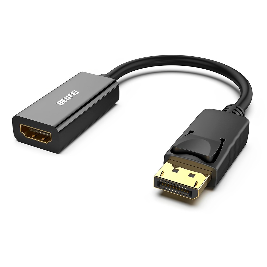 Adaptador Benfei DisplayPort k4 p/Hdmi Fêmea Preto