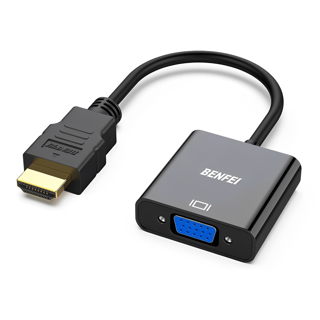 Adaptador Hdmi para VGA Benfei Macho/Fêmea Preto em Oferta na Shopee