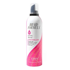 Mousse Fixação Ebin Fortalecedor e Brilho 345ml Amêndoa