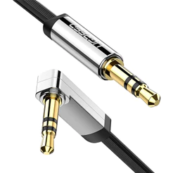Cabo de Áudio P2 Ugreen 3.5mm Macho p/ Ângulo 90 Graus 1 M