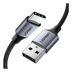 Cabo de Dados Ugreen Us288 Usb 2.0 p Usb Tipo C 1,5m Preto