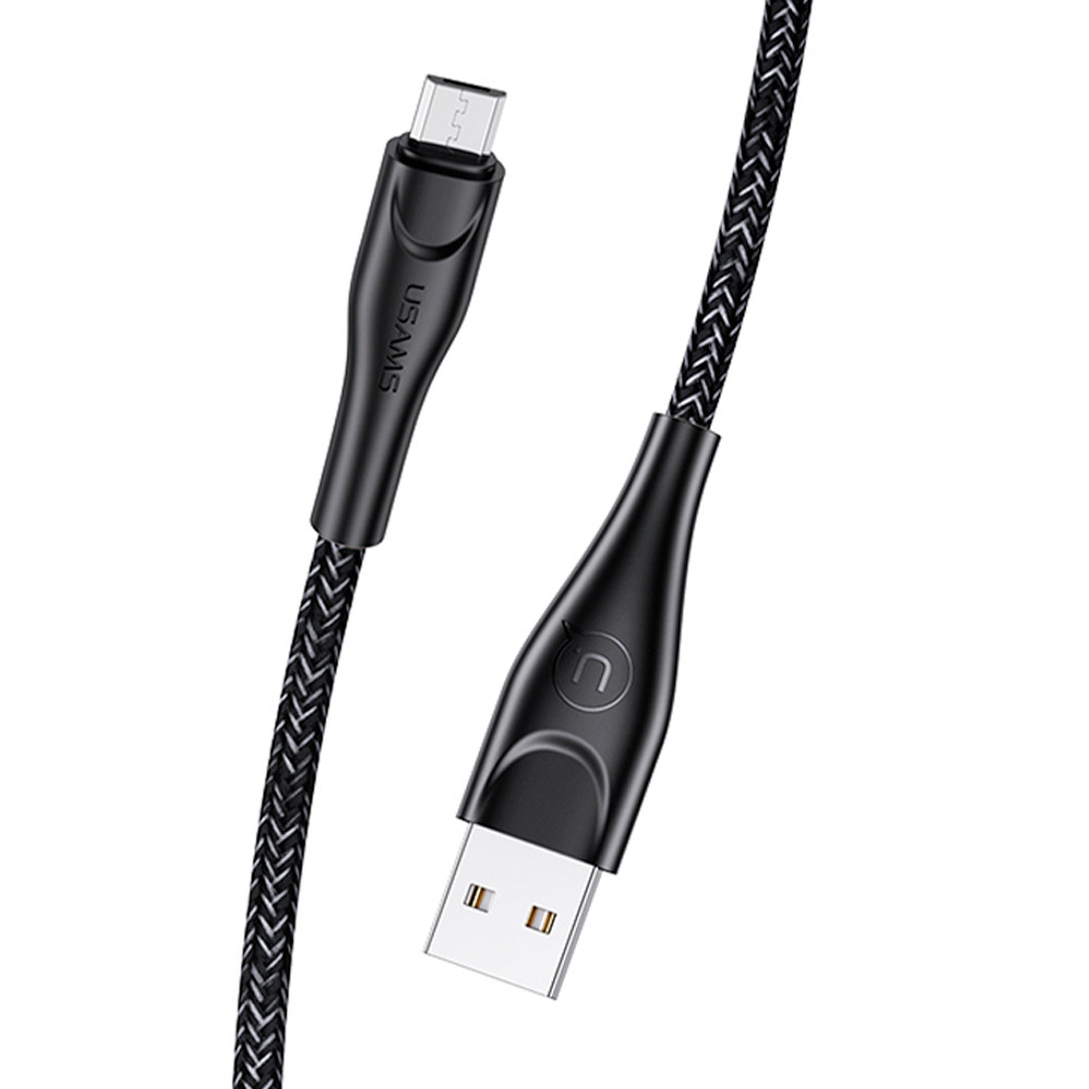 Cabo Usb Usams Usb A pra Micro Usb Máx. 2A 2Metros Preto - Mobile & Gadgets
