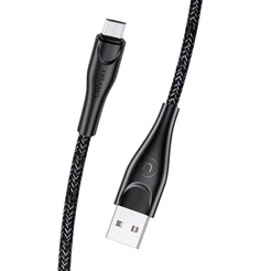 Cabo Usb Usams Usb A pra Micro Usb Máx. 2A 2Metros Preto