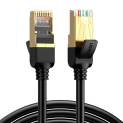 Cabo de Rede Rj45 Ugreen Cat7 F/FTP Macho 5 Metros Preto