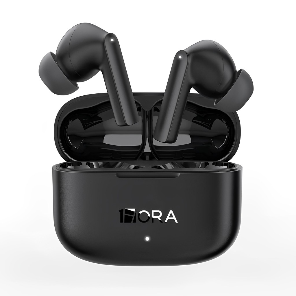 Fone de Ouvido Sem Fio 1HoraAut206n Bluetooth 5.3 Preto