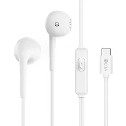 Fone Ouvido Com Fio 1Hora Usb C Intra-auricular Branco