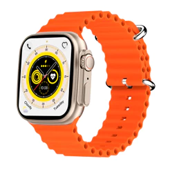 Relógio Smartwatch Zwear Zl67 BT 5.2 Tela 1.93' Laranja