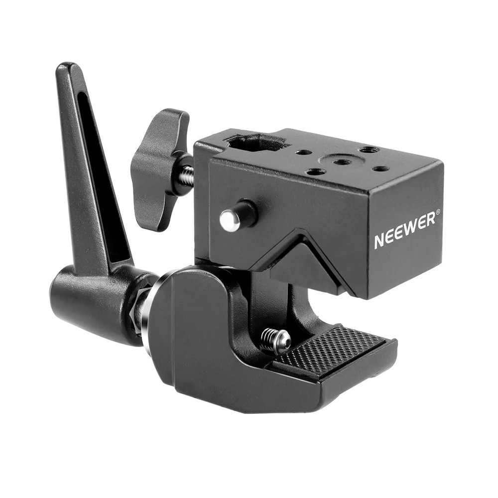 Super Braçadeira 2,4" Neewer com Pino Encaixe 5/8" Preto em Oferta na Shopee