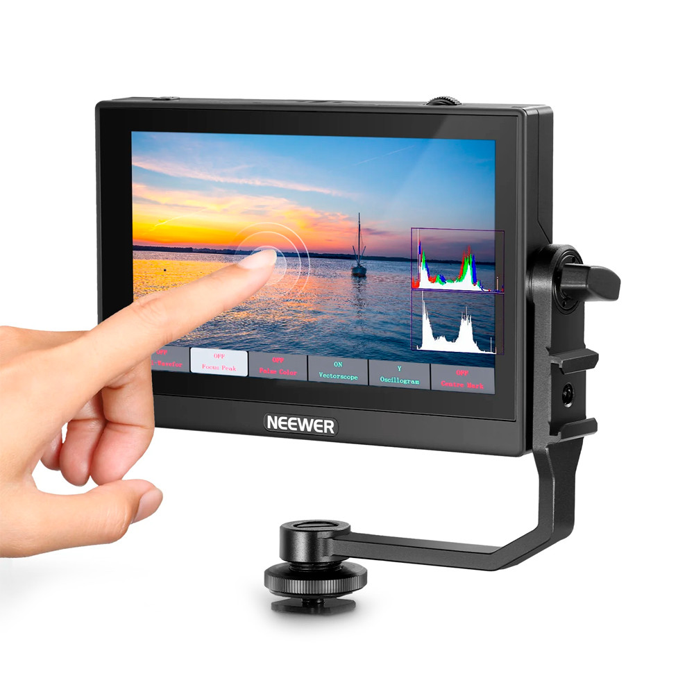 Monitor de Campo p/Câmera Neewer F500 Tela 5.5 pol Preto