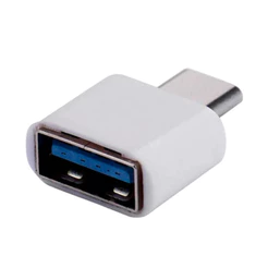 Adaptador Usb 2.0 para Usb C Macho/Fêmea Branco