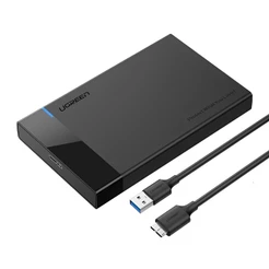 Case Gaveta Ugreen Usb 3.0 para Hd Externo 2.5 pol. Preto