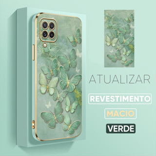 Capinha Para Samsung Galaxy A22 M22 4G Capa Borboleta Bonita De Celular 1760 em Oferta na Shopee