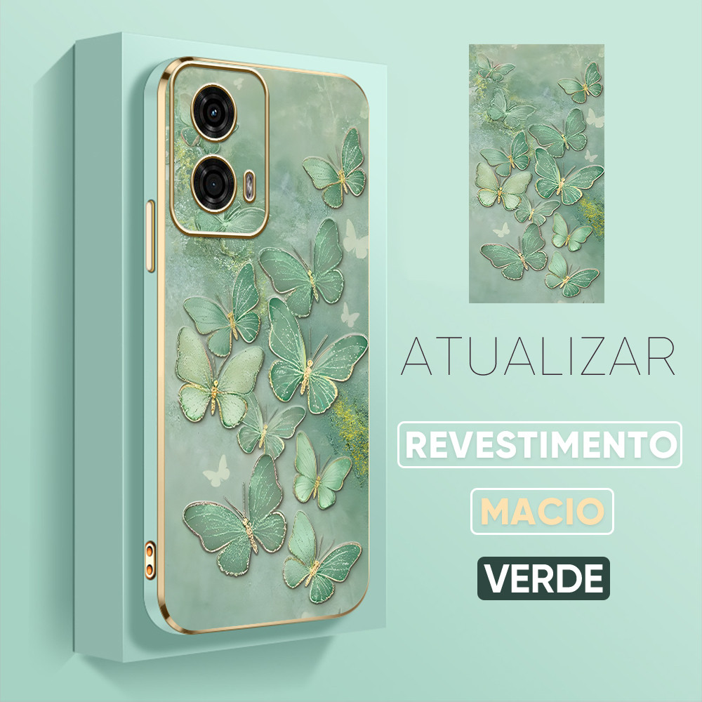 Capinha Para Motorola Moto G24 Capa Borboleta Bonita De Celular 1760 em Oferta na Shopee