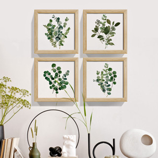 Quadro Decorativo  Folhas Botânico Boho Banheiro Cozinha Hall Sacada Área Moldura em Oferta na Shopee