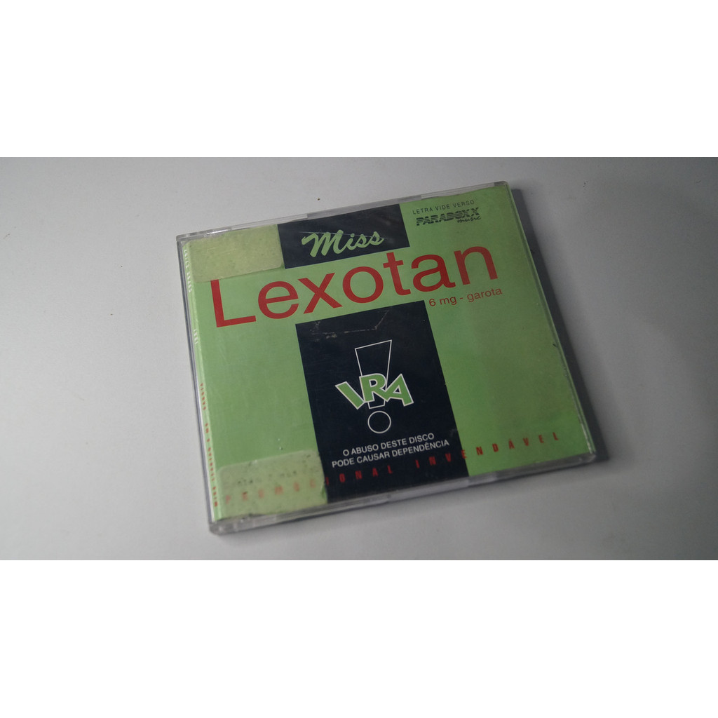 CD Single Original - Ira! - Miss Lexotan - 6mg - Garota!