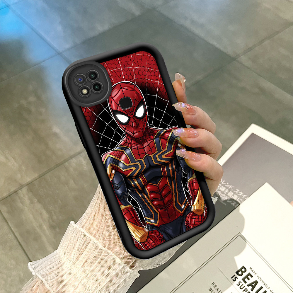 Capa Para Xiaomi Redmi 9C 10A Capinha Macio Normal Preto Silicone De Celular Case 5372 TYB em Oferta na Shopee