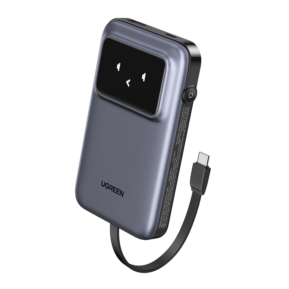 Power Bank Carregador Portátil Ugreen 10000mAh 30W Preto em Oferta na Shopee