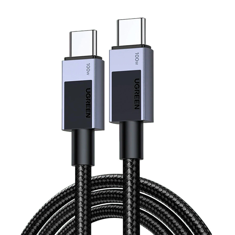 Cabo Usb C Ugreen Macho/Macho Máx. 100W 1Metro Preto em Oferta na Shopee