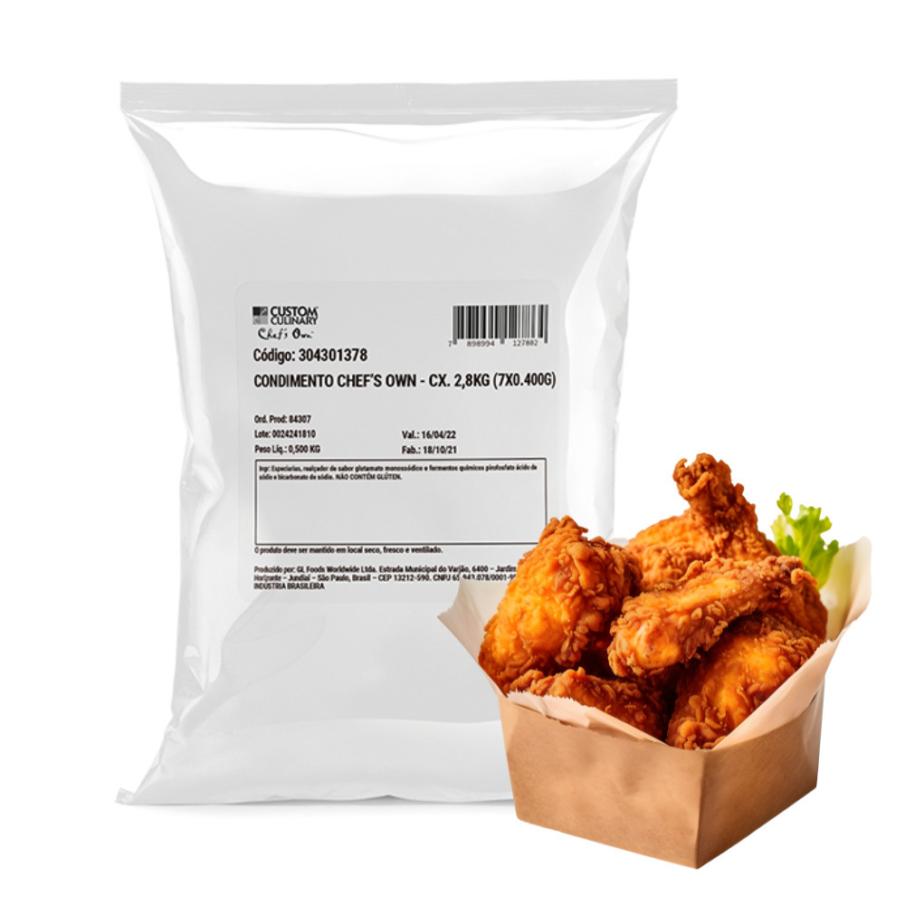 Condimento Expresso Culinary  Zafran 400g Receitas Frango Tempero Saboroso Restaurante Lanchonete