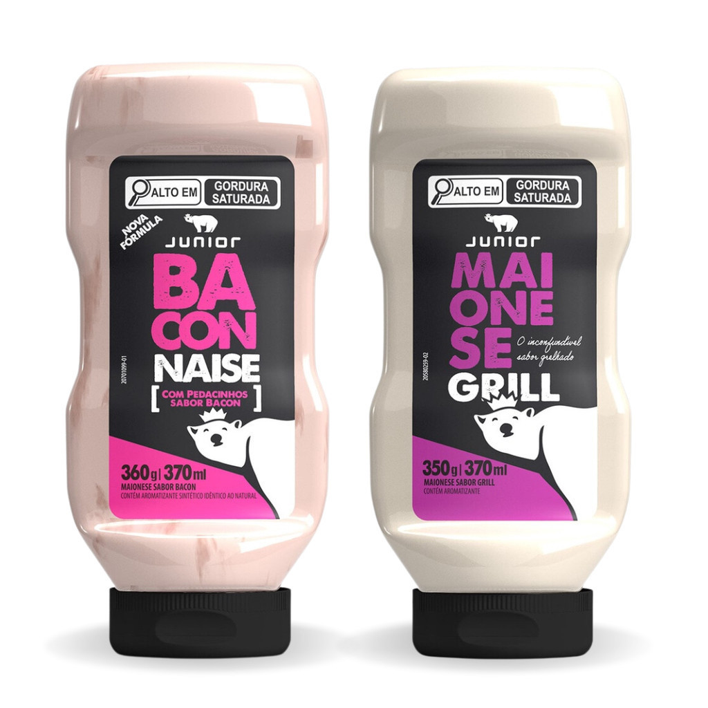 Kit Baconnaise Maionese Grill Junior Molho Cremoso Defumado Gourmet Kit Com 2 Unidades Frasco Hamburgueria Lanches em Oferta na Shopee