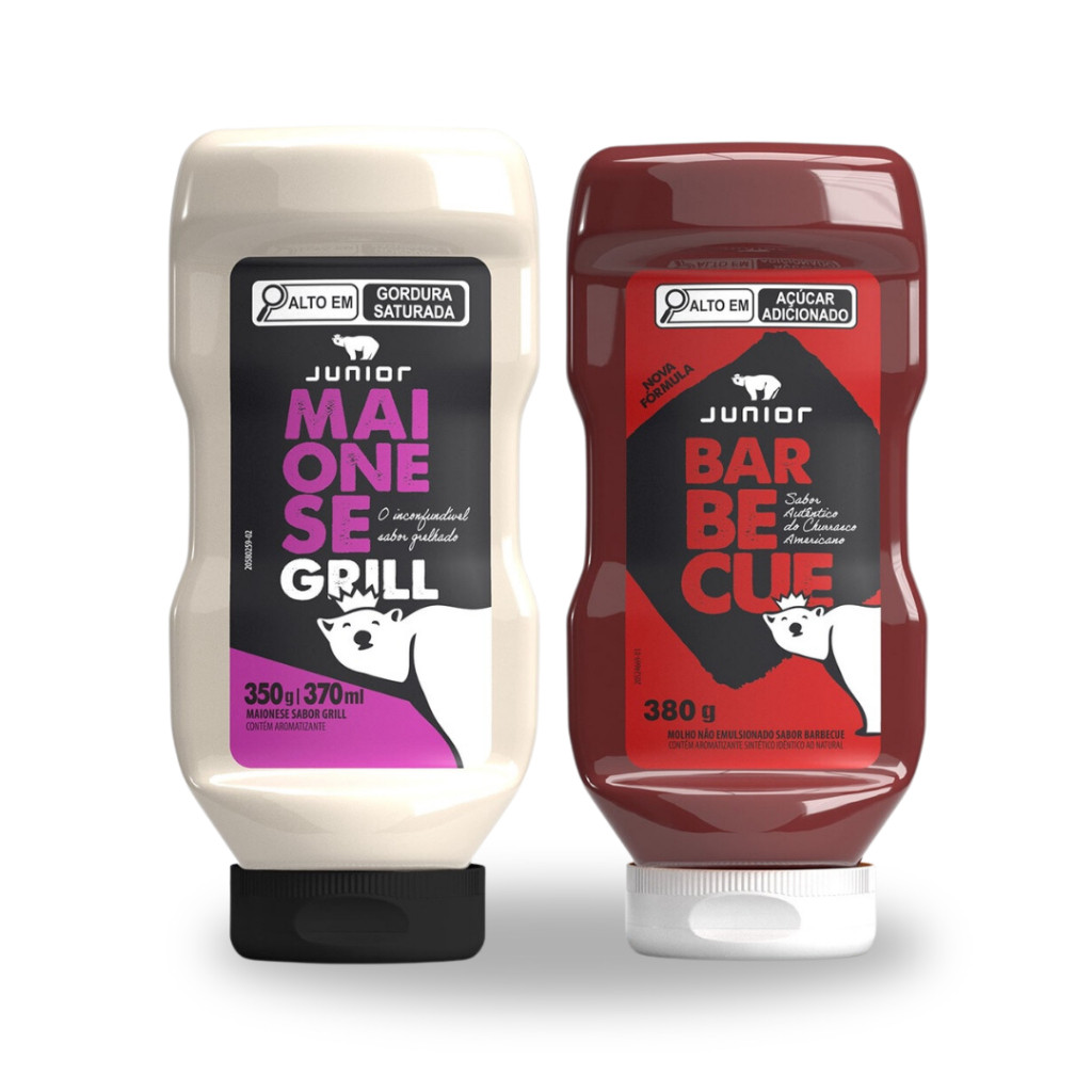 Kit Barbecue Maionese Grill Junior Molho Cremoso Defumado Gourmet Kit Com 2 Unidades Frasco Hamburgueria Lanches Fritas em Oferta na Shopee