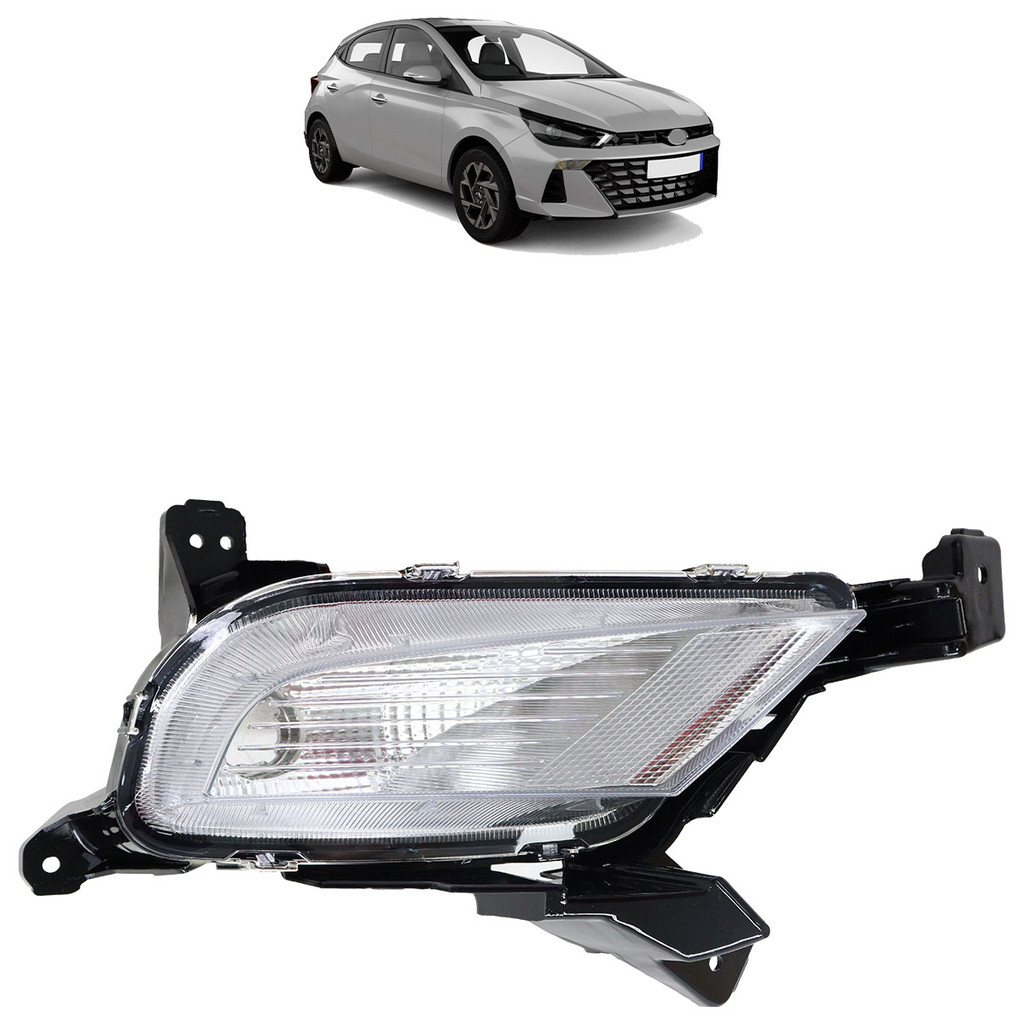 Pisca Seta Parachoque Dianteiro Hb20 2023 2024 2025 Cristal Lente Acrilico em Oferta na Shopee