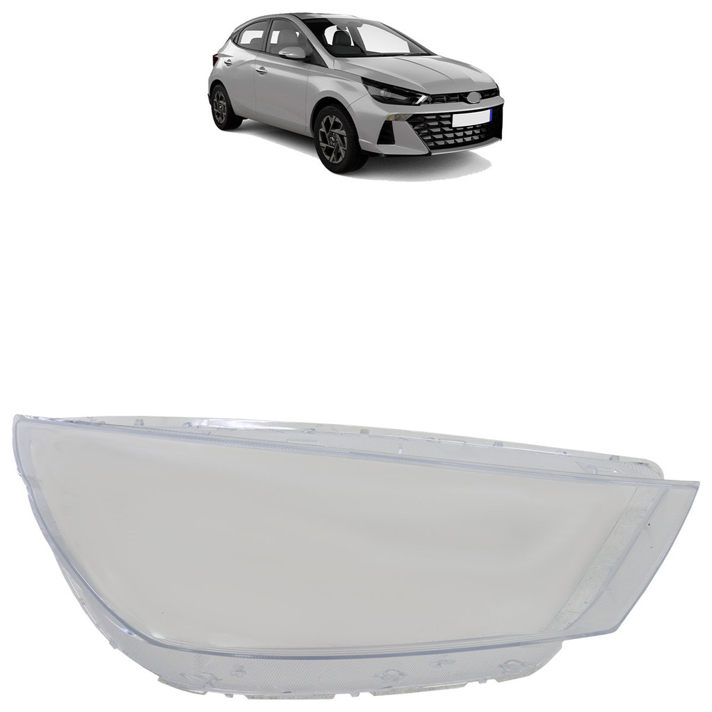 Lente Farol Dianteiro Hb20 2023 2024 2025 Transparente Lente Lisa Acrilico em Oferta na Shopee